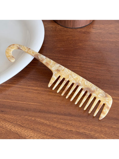 Camerow - Stylish Acetate Long Hair Comb with Hook