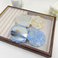 Mirroray - Shell-Shaped Mixed-Pattern Compact Mirror