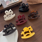 Beau - Openwork Rocking Horse Plastic Claw Clip