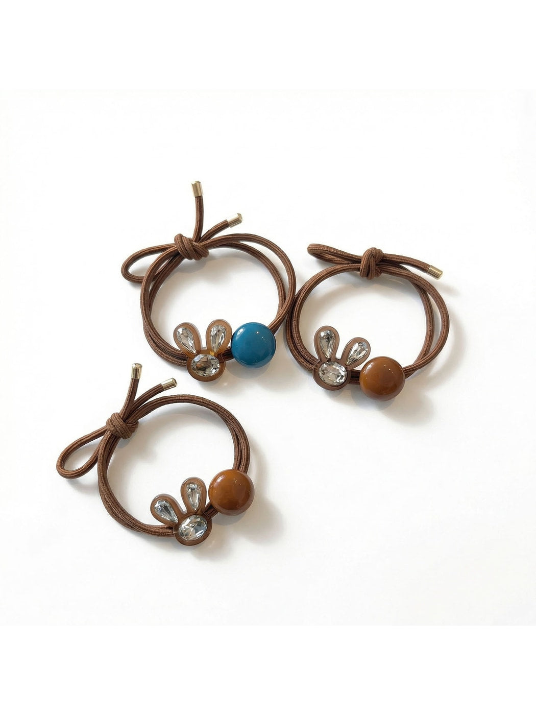 Gifty - Sweet Style Rounded Bead Rabbit Hair Tie