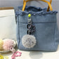 Keypus - Single Pompom Bag Charm Keychain