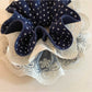 Gifty - Lace-Trimmed Polka Dot Voluminous Scrunchie