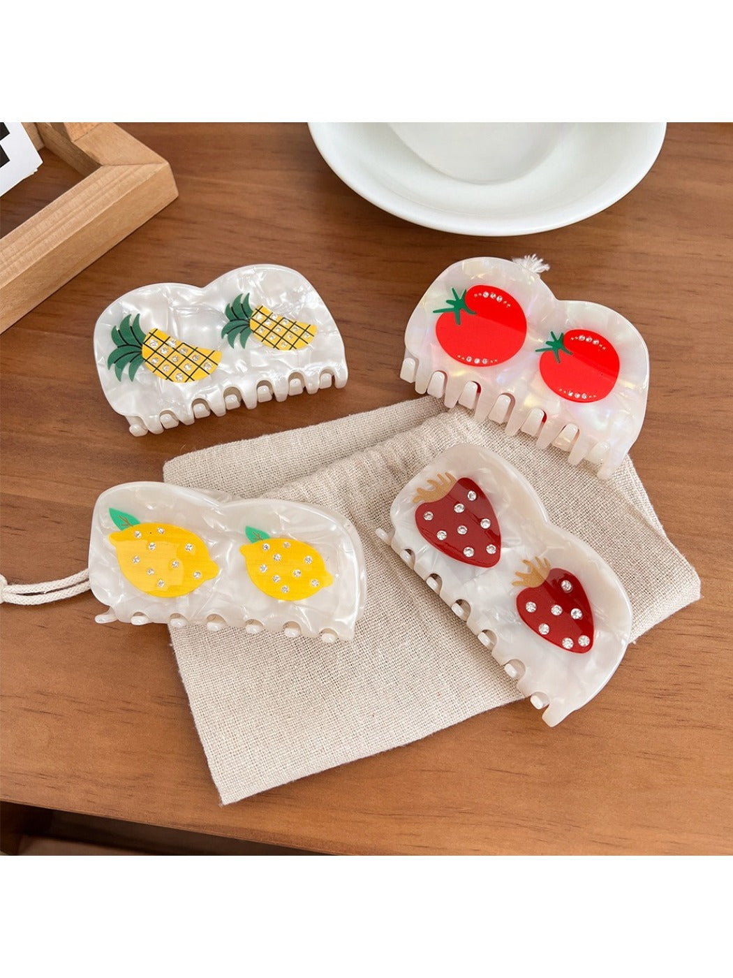 Beau - Cute Fruit Hair Clips