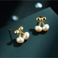 Earedge - Fresh Cherry Accent Alloy Stud Earrings Style