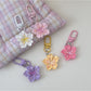 Keypus - Sweet Floral Pendant Key Ring Charm Keychain