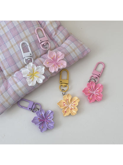 Keypus - Sweet Floral Pendant Key Ring Charm Keychain