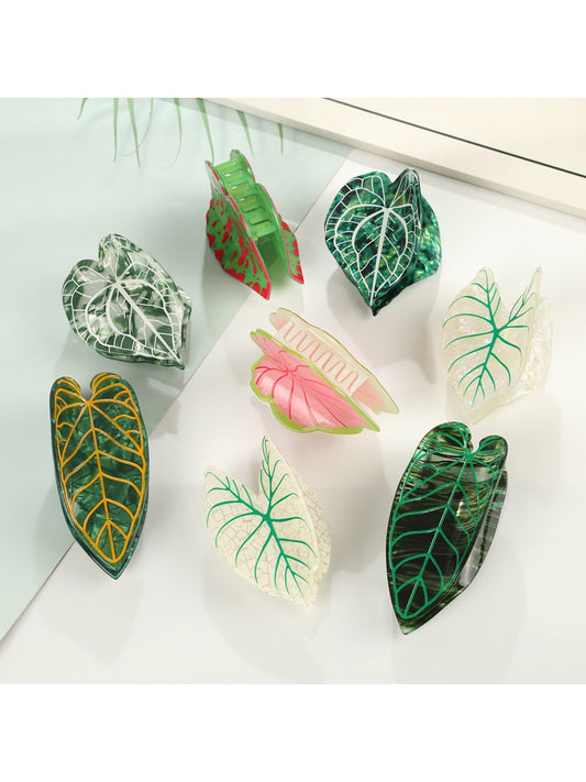 Beau - Plant Shaped Acetate Hair Clip