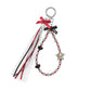 Keypus - Key and Bow Beaded Design Keychain