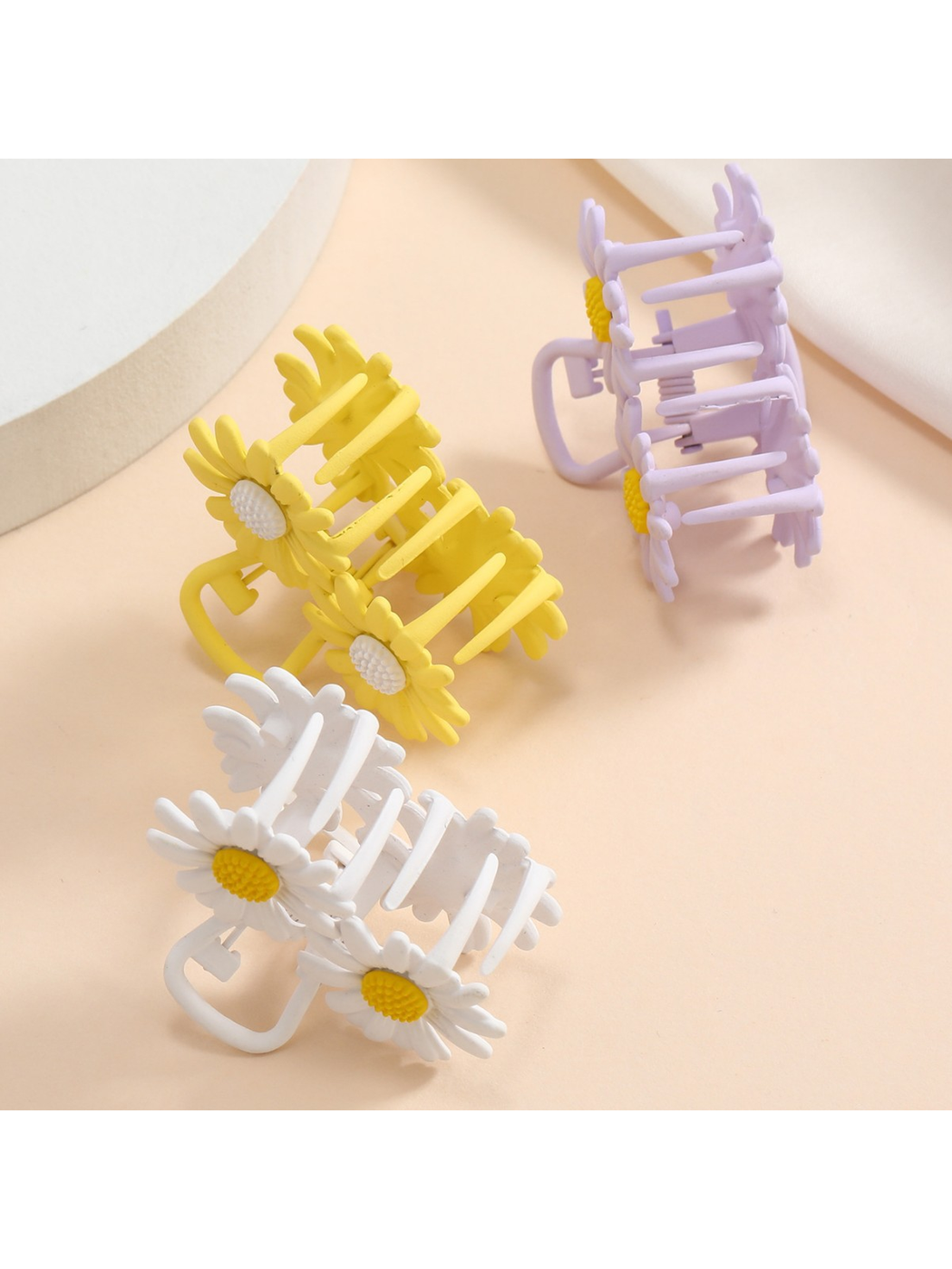 Beau - Fresh Daisy Design Alloy Hair Claw Clip