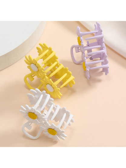 Beau - Fresh Daisy Design Alloy Hair Claw Clip