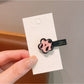 Beau - Leopard Print Oval Duckbill Women's Hair Clip