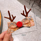 Beau - Bright Christmas Velvet Bow Hair Clip