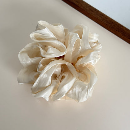 Gifty - Polyester Satin Look Layered Scrunchie