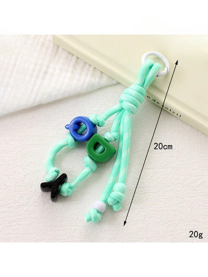 Keypus - Colorful Letter-Shaped Beaded Keychain