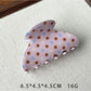 Beau - Modern Minimalist Polka Dot Hair Claw Clip