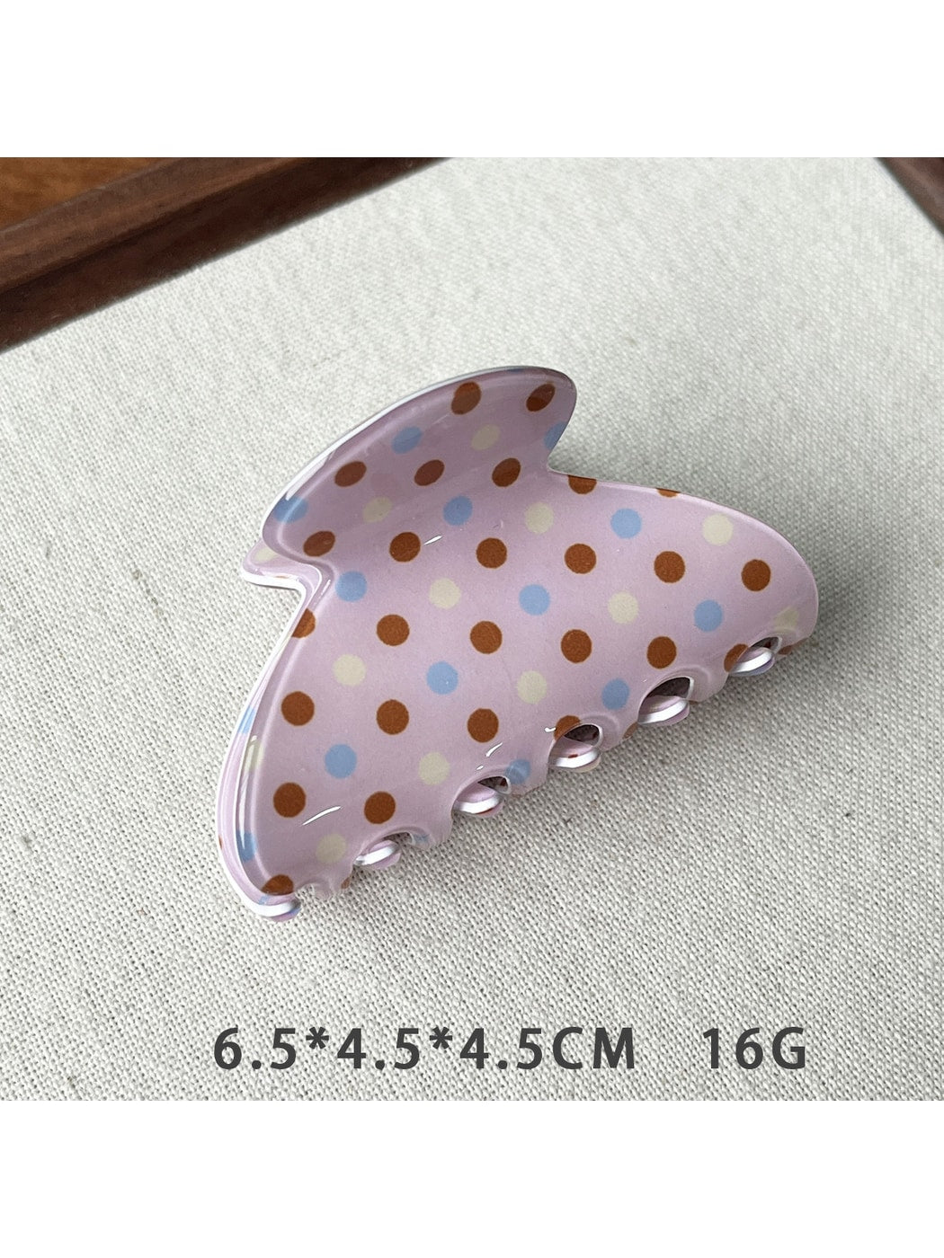 Beau - Modern Minimalist Polka Dot Hair Claw Clip