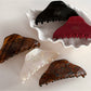 Beau - Irregular Acetate Fiber Glossy Finish Claw Clip