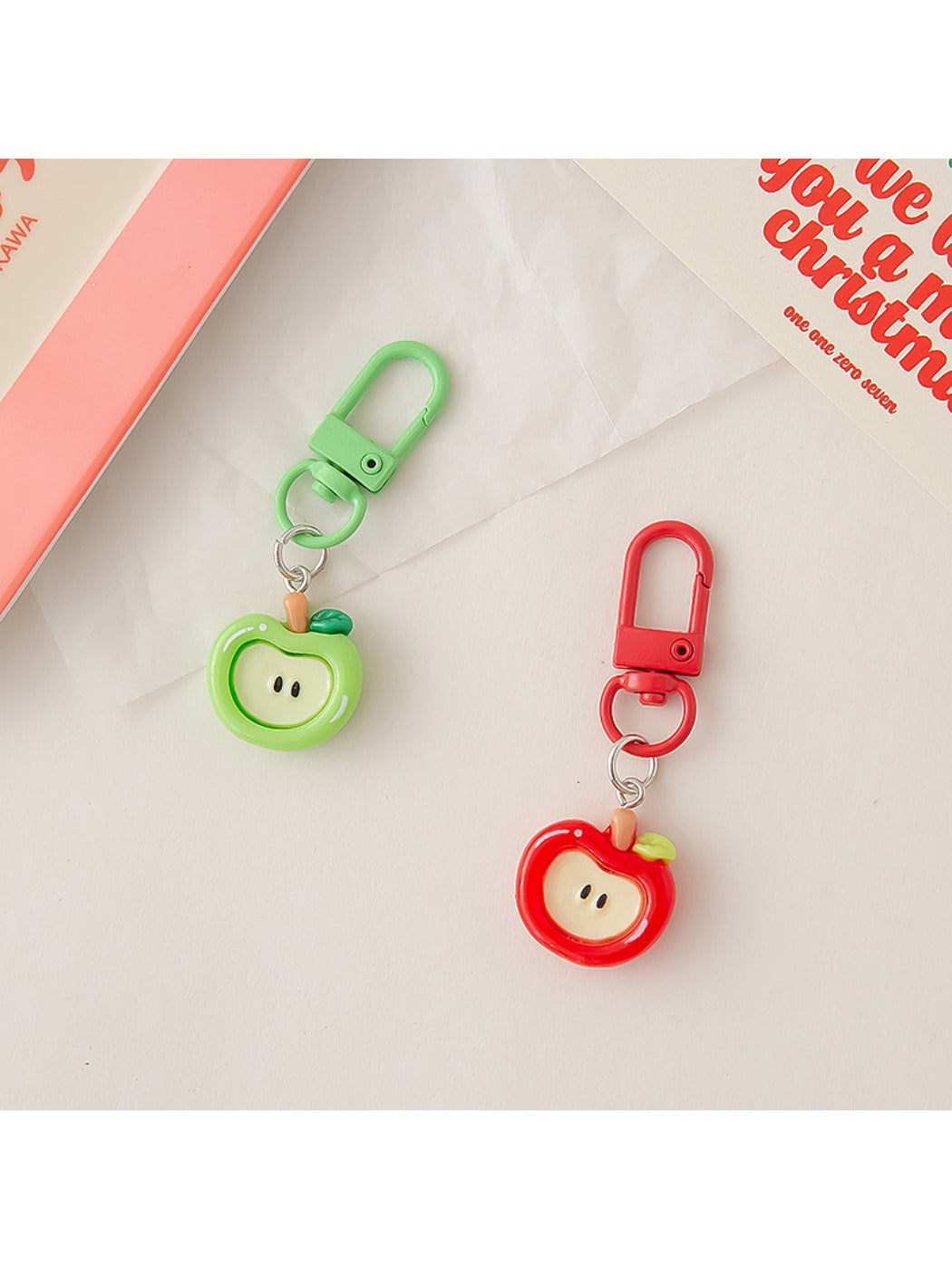 Keypus - Cute Apple Shaped Keychain