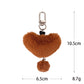 Keypus - Heart Fluffy Pom Pom Keychain