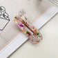 Beau - Glossy Teardrop Shaped Openwork Hair Clip