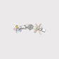 Beau - Sparkly Floral Bow Styling Hair Clip