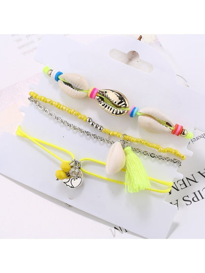 Lovra bracelet worn on wrist highlighting layered design and vibrant colors
