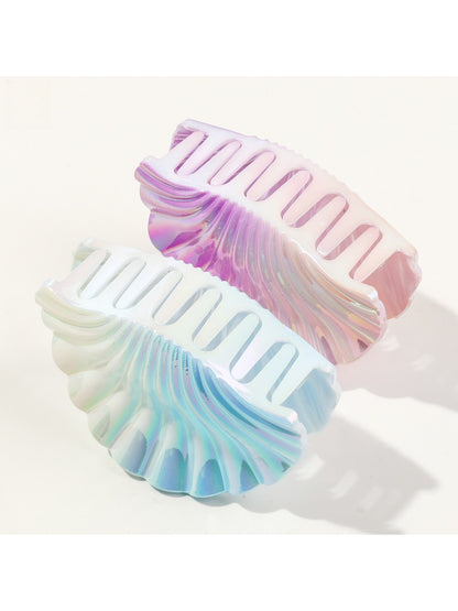 Beau - Colorful Shell Shaped Hair Claw Clip