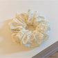 Gifty - Vintage Floral Print Polyester Hair Scrunchie