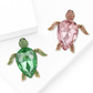 Brovia - Geometric Turtle Statement Alloy Brooch