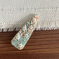 Beau - Pastel Floral Accent Triangle Side Barrette