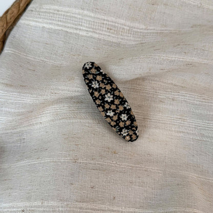 Beau - Floral Pattern Fabric Hair Clip