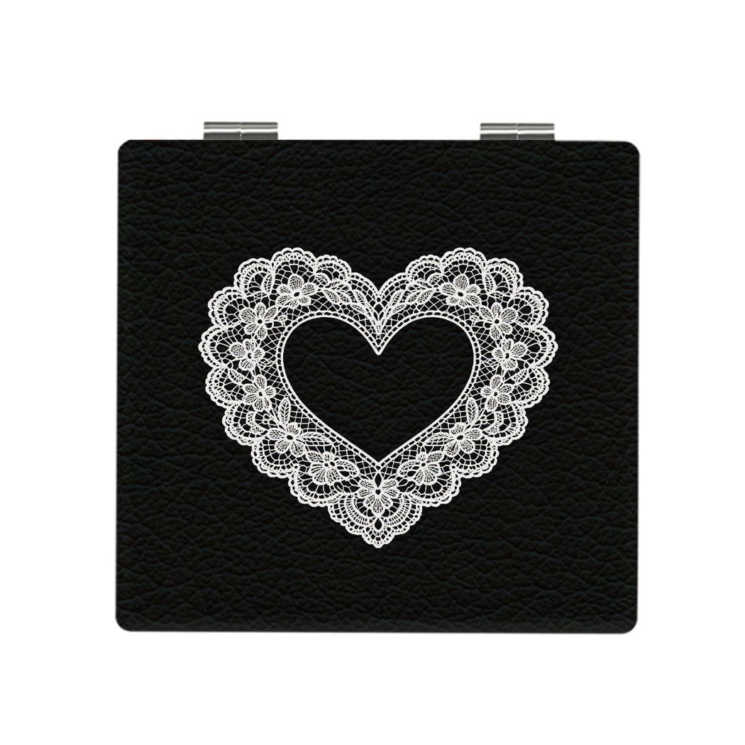 Mirroray - Foldable PU Leather Glass Makeup Mirror