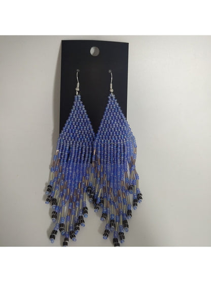Earedge - Seed Bead Fringe Earrings