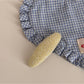 Beau - Mixed Material Textured Oval Side Hair Clip