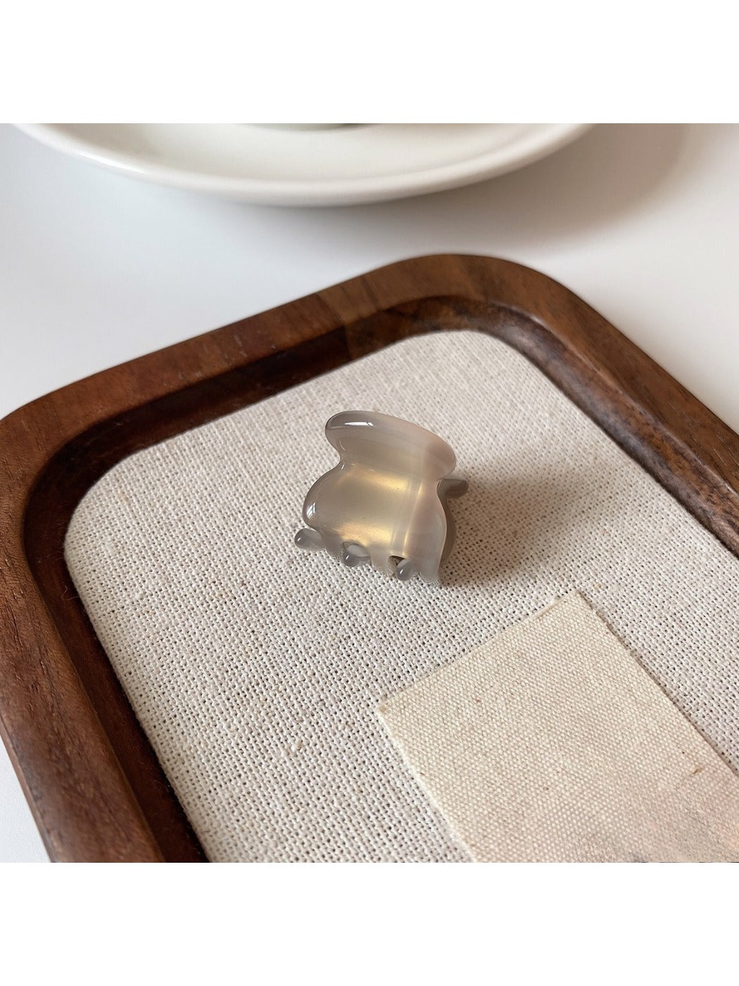 Beau - Mini Minimalist Half Moon Hair Claw Clip