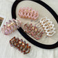 Beau - Diamond Shaped Openwork Claw Clip