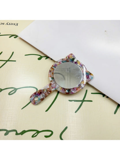 Mirroray - Cute Cat-shaped Hand-held Mirror