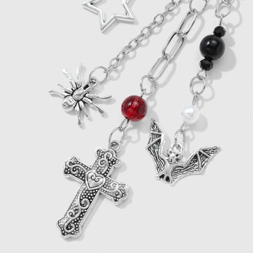 Keypus - Halloween Cross Detail Charm Keychain