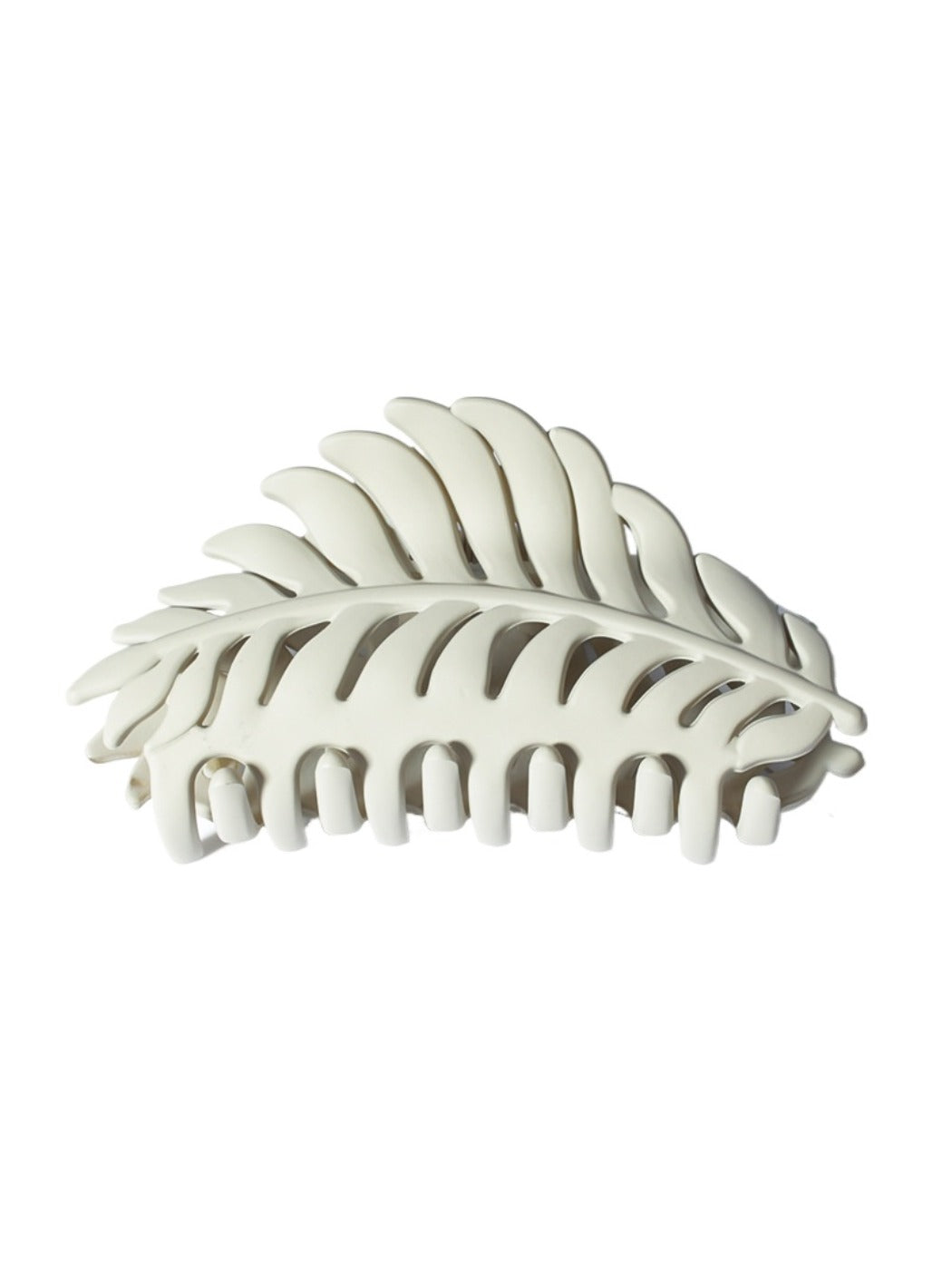 Beau hair clip styled in long brown hair