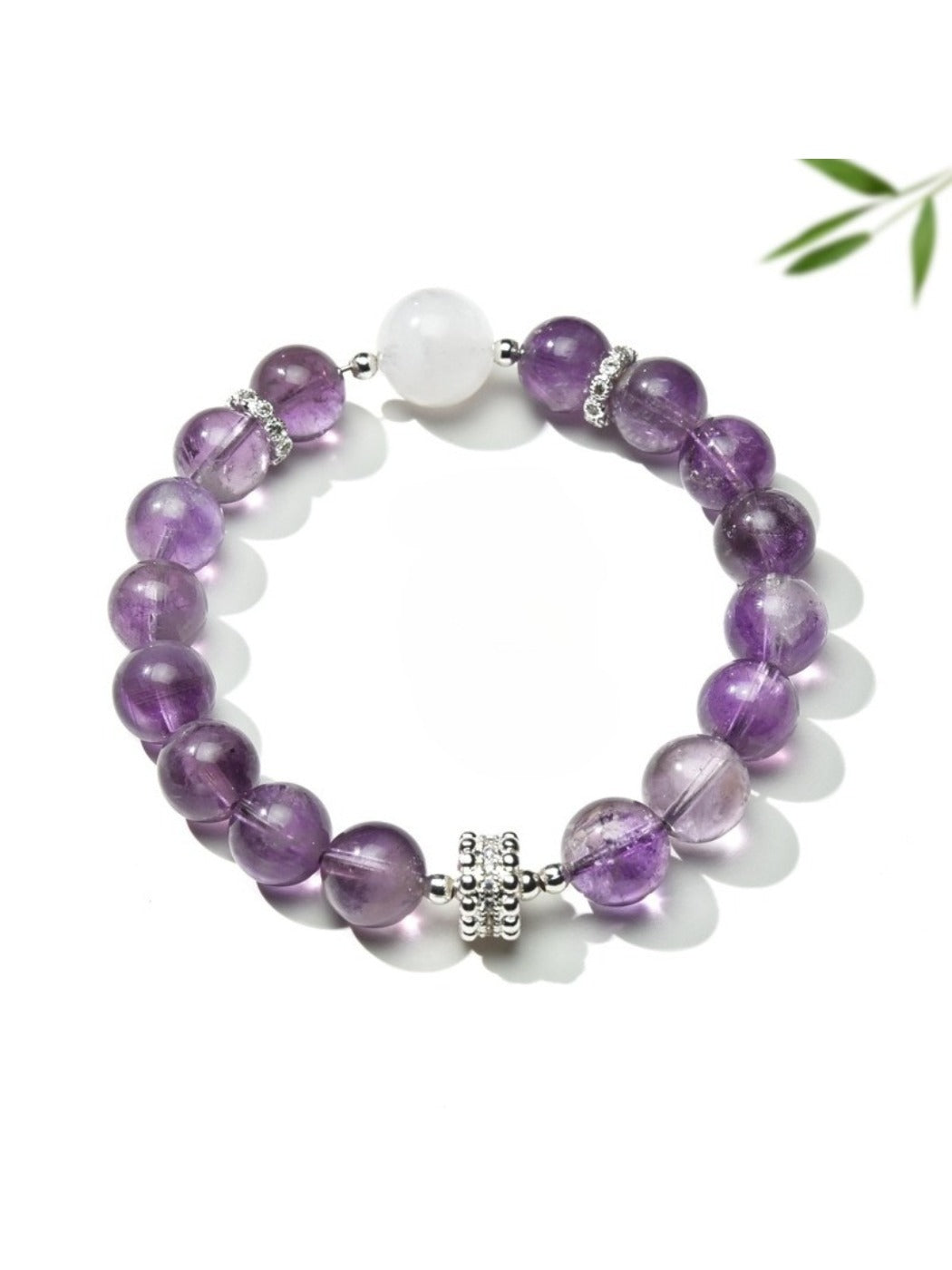 Lovra vintage crystal beaded bracelet displayed on a white background