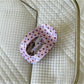 Beau - Vintage Style Printed Oval Acrylic Hair Clip