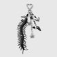 Keypus - Halloween Centipede and Cross Keychain