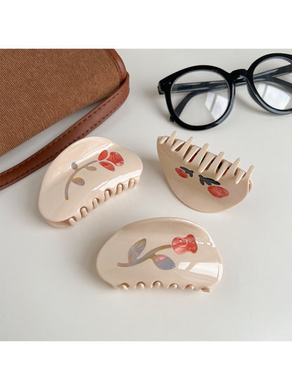 Beau - Vintage Rose Pattern Hair Clip