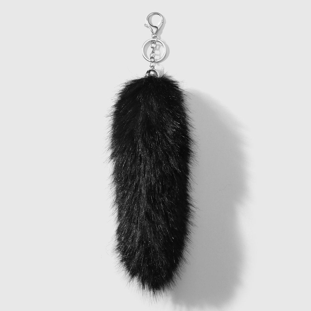 Keypus - Y2K Style Plush Tail Cute Keychain