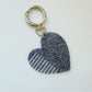 Keypus - Sparkling Heart Comb Keychain