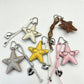 Keypus - Minimalist Artificial Leather Star Keychain