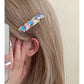 Beau - Vintage Heart Accent Acetate French Barrette
