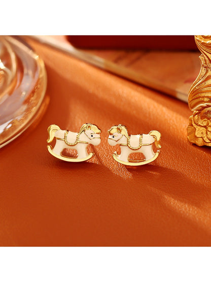 Earedge - Exquisite Horse-Shaped Premium Earrings
