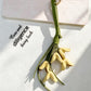Keypus - Faux Leather Floral Bouquet Bag Charm Keychain