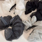 Beau - Polka Dot Ruffle Banana Clip Hair Accessory